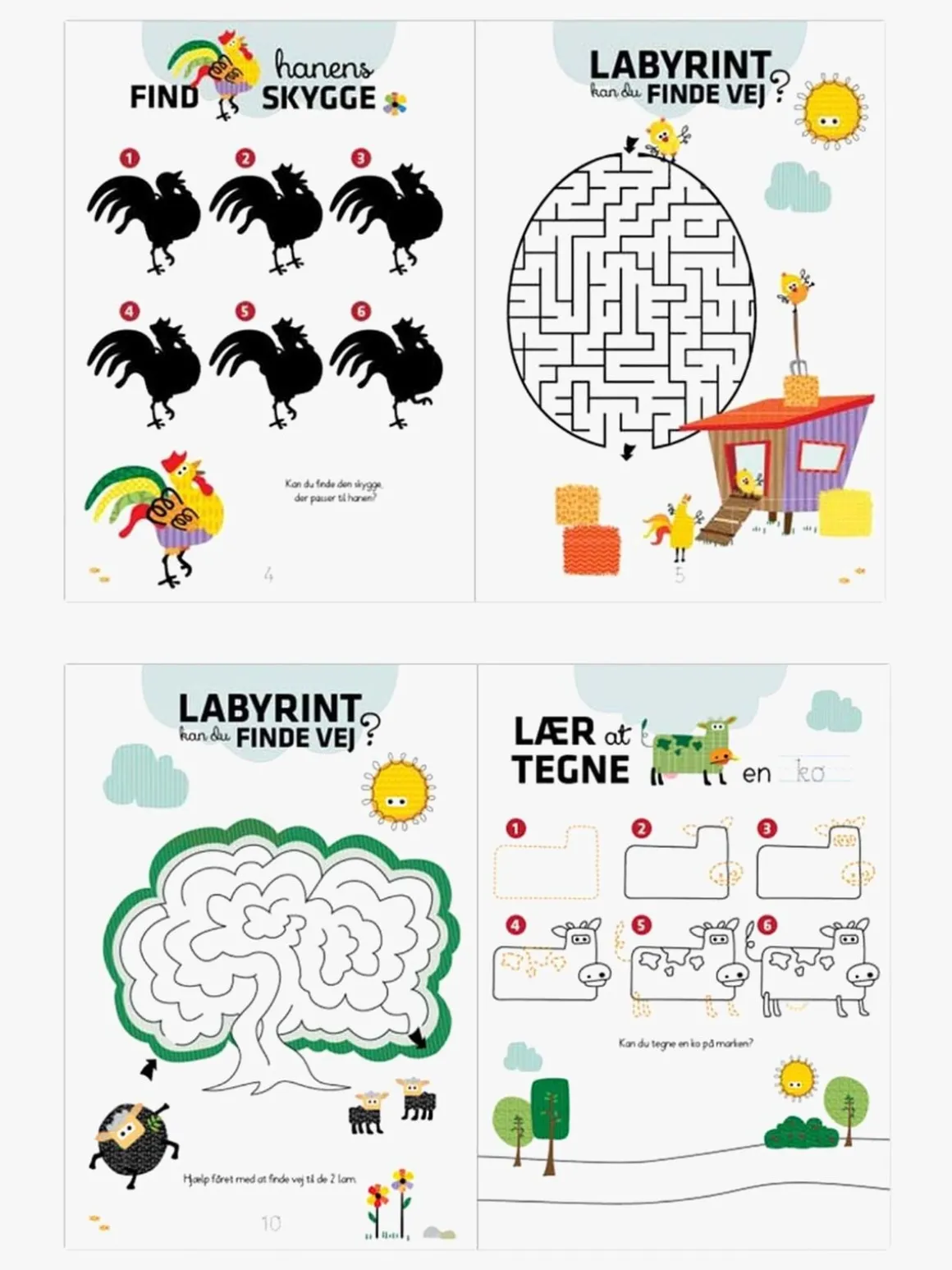 Aktivitetsbog med Lærerige Sjove Wacky Wonders