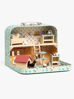 Alice & Fox Kuffert Dukkehus, Blå