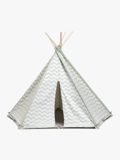 Alice & Fox Legetelt Tipi, Grøn/Hvid