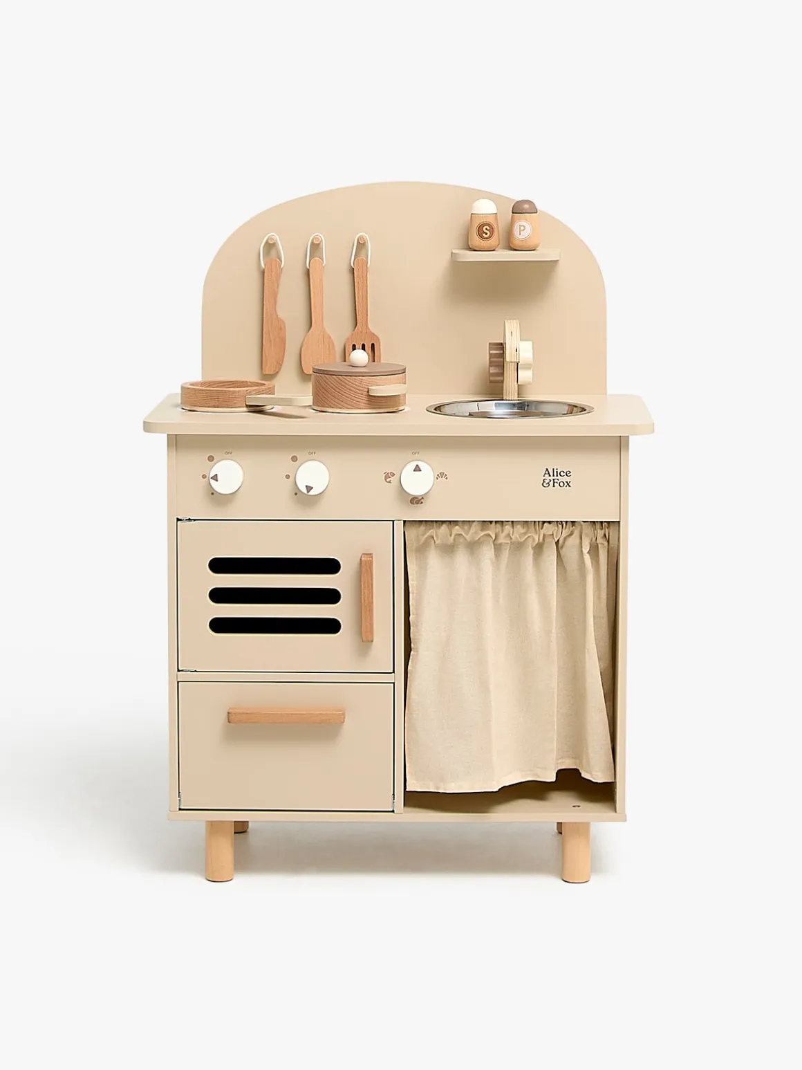 Alice & Fox Retro Køkken Sæt, Beige