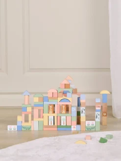 Alice & Fox Træklodser Safaridyr 120 Stk.