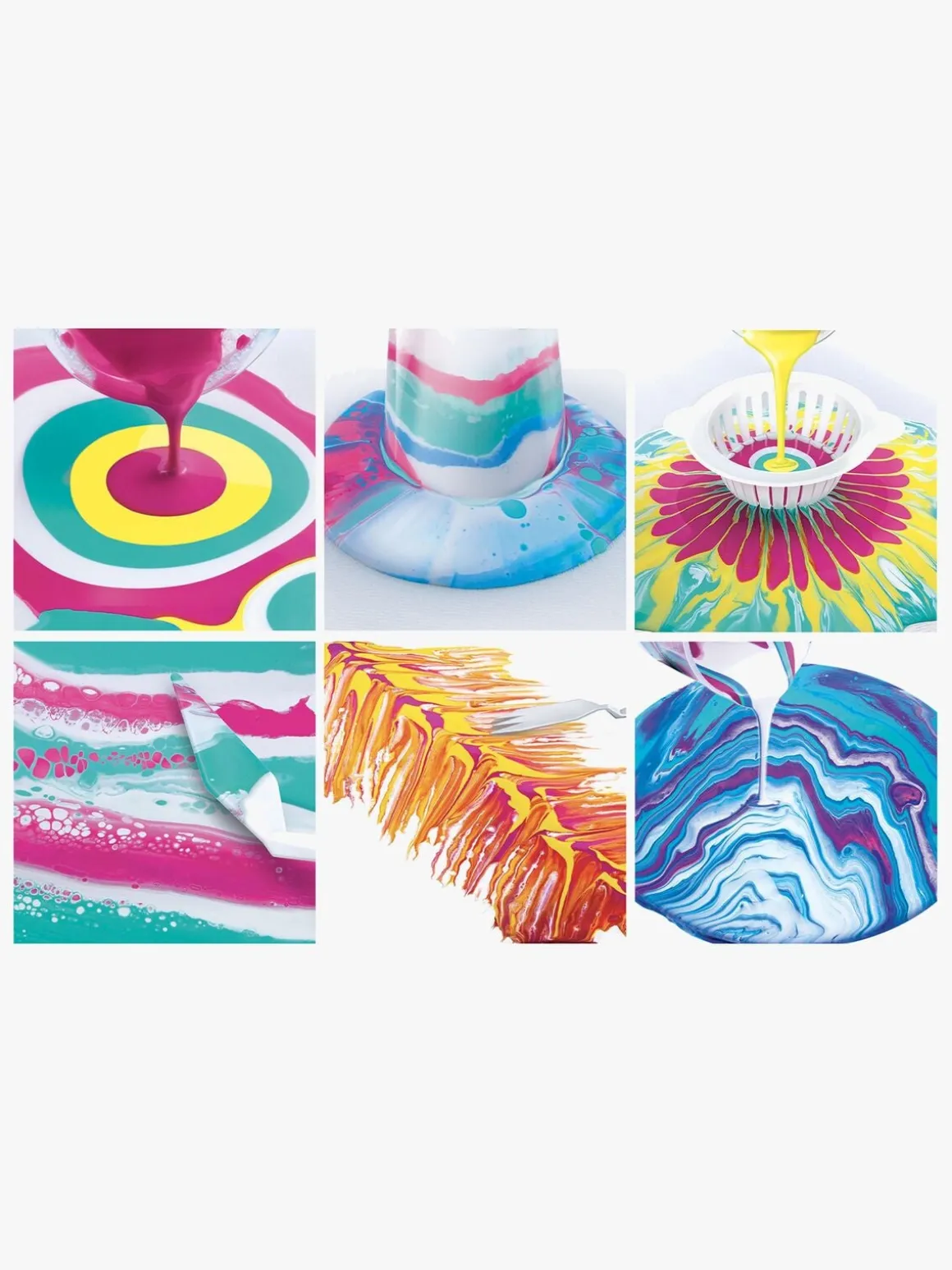 Art Lab Pouring Art Studio Malesæt