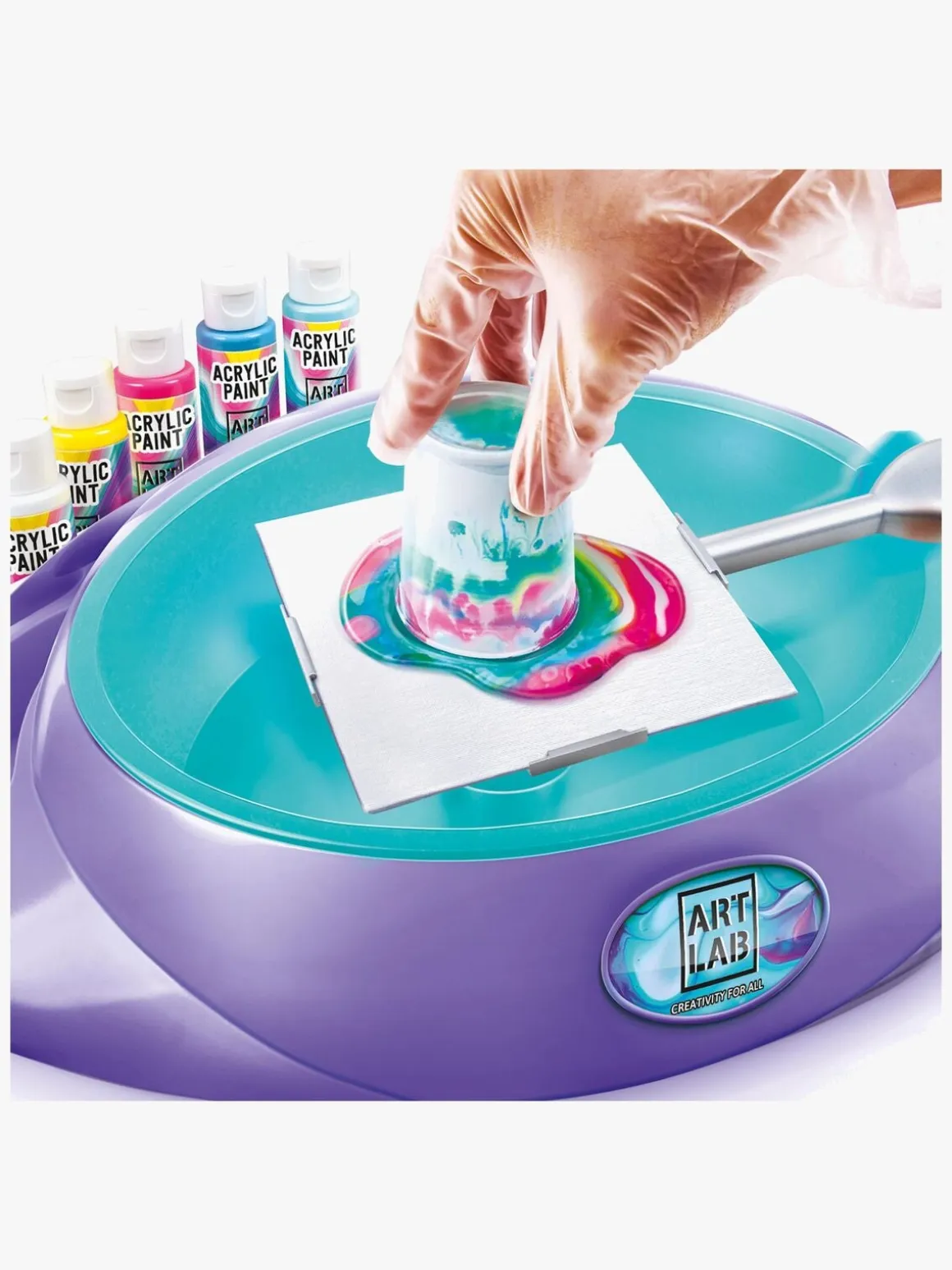 Art Lab Pouring Art Studio Malesæt