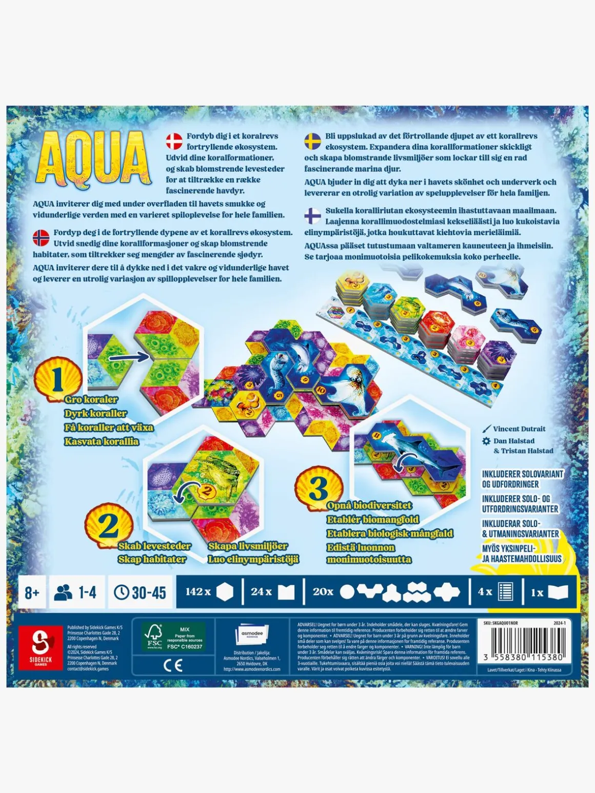 Asmodee Aqua Nordic Brætspil