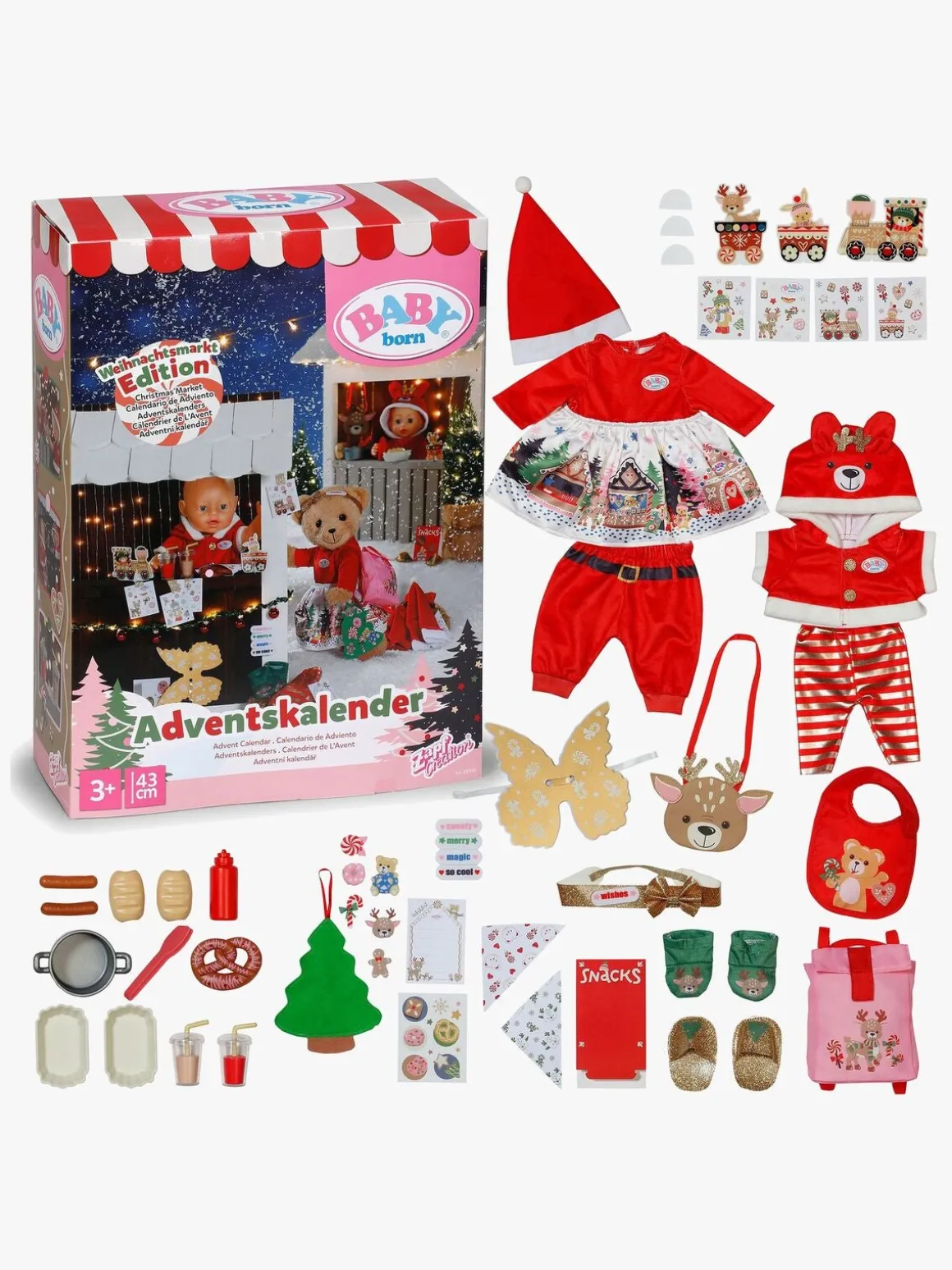 BABY born Julekalender 2025 43 cm