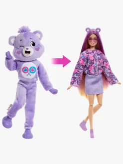 Barbie Cutie Reveal Dukke Care Bears, Lilla