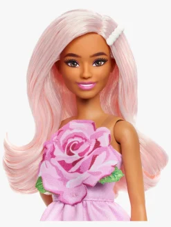 Barbie Deluxe Style Dukke i Lyserød Kjole