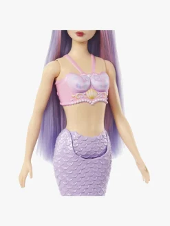 Barbie Dukke Havfrue med Farverig Hår, Lilla