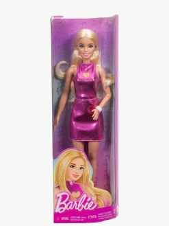 Barbie Fashionista Dukke med Blondt Hår & Lyserød Kjole
