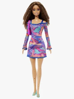 Barbie Fashionistas Dukke med Crepet Hår & Fregner