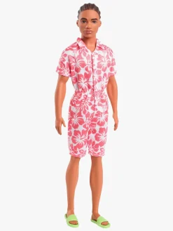 Barbie Ken Fashionista Dukke i Mønstret Overall