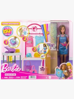 Barbie Legesæt med Dukke Make & Sell Boutique