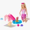 Barbie Puppy Pool Party Legesæt