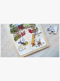 Barbo Toys Emil Fra Lønneberg Puslespil - Træ 24 Brikker