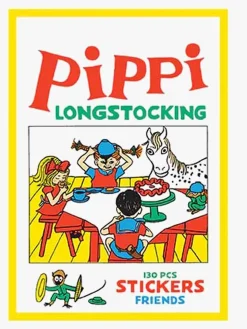 Barbo Toys Pippi Langstrømpe Klistermærker Venner 130 Stk.