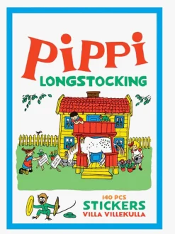 Barbo Toys Pippi Langstrømpe Klistermærker Villa Villekulla 140 Stk.