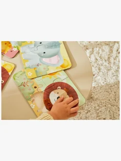 Barbo Toys  Rør og føl Puslespil Safari 4-i-1