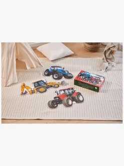 Barbo Toys Stor Gulvpuslespil Traktor 3-i-1