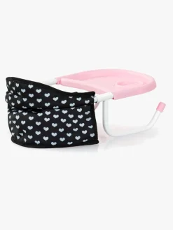 Bayer Design Babystol til Bord med Bakke, Sort/Lyserød