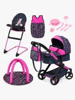 Bayer Design Combi Dukkevogn Xeo Delux Sæt, Dark Blue