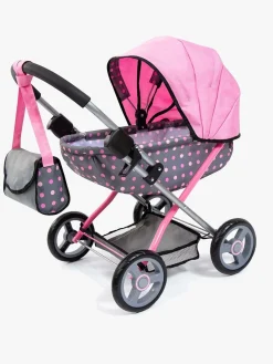 Bayer Design Dukkevogn Cosy, Grå/Lyserød