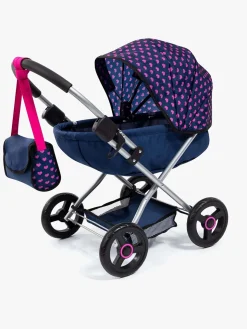 Bayer Design Dukkevogn Cosy, Blå/Lyserød