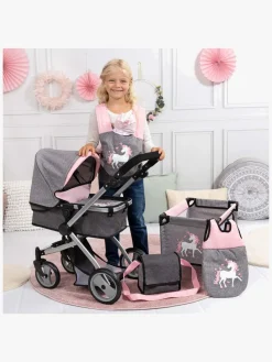 Bayer Design Dukkevogn Megasæt, Grå