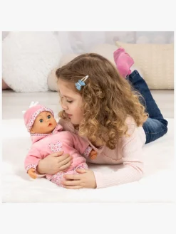 Bayer Design First Words  Interaktiv Dukke 38cm, Pink Blomster