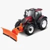Bburago 1:32 Valtra Farm Traktor N174 med Sneplov