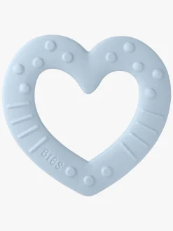 BIBS Baby Bitie Bidelegetøj Heart,  Baby Blue