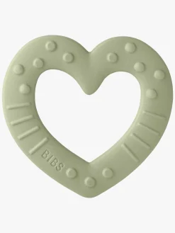 BIBS Baby Bitie Bidelegetøj Heart,  Sage