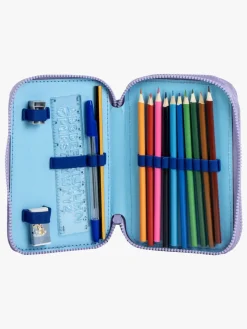 Bluey Dobbelt Penalhus, Blå/Lilla