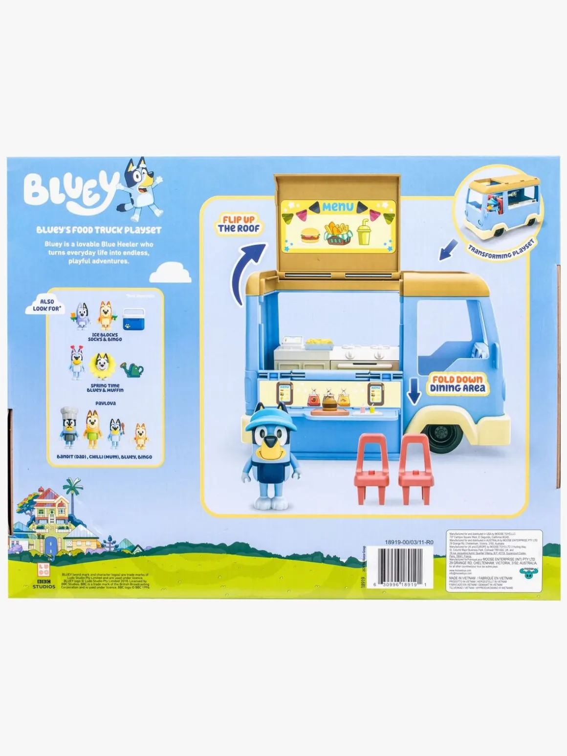 Bluey Legesæt Food Truck