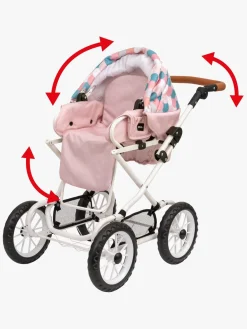 BRIO 24891375 Dukkevogn Kombi, Lyserød