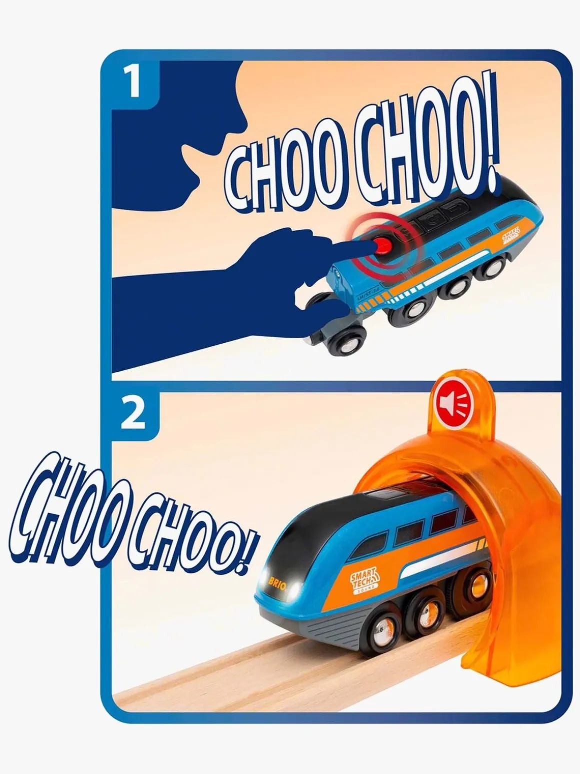 BRIO 33972 Smart Tech Sound Action tunnel rejsesæt