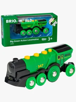 BRIO World 33593 Flot Grønt Lokomotiv B/O