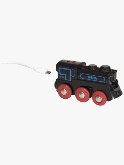 BRIO World 33599 Genopladeligt Lokomotiv Med Mini USB-Kabel