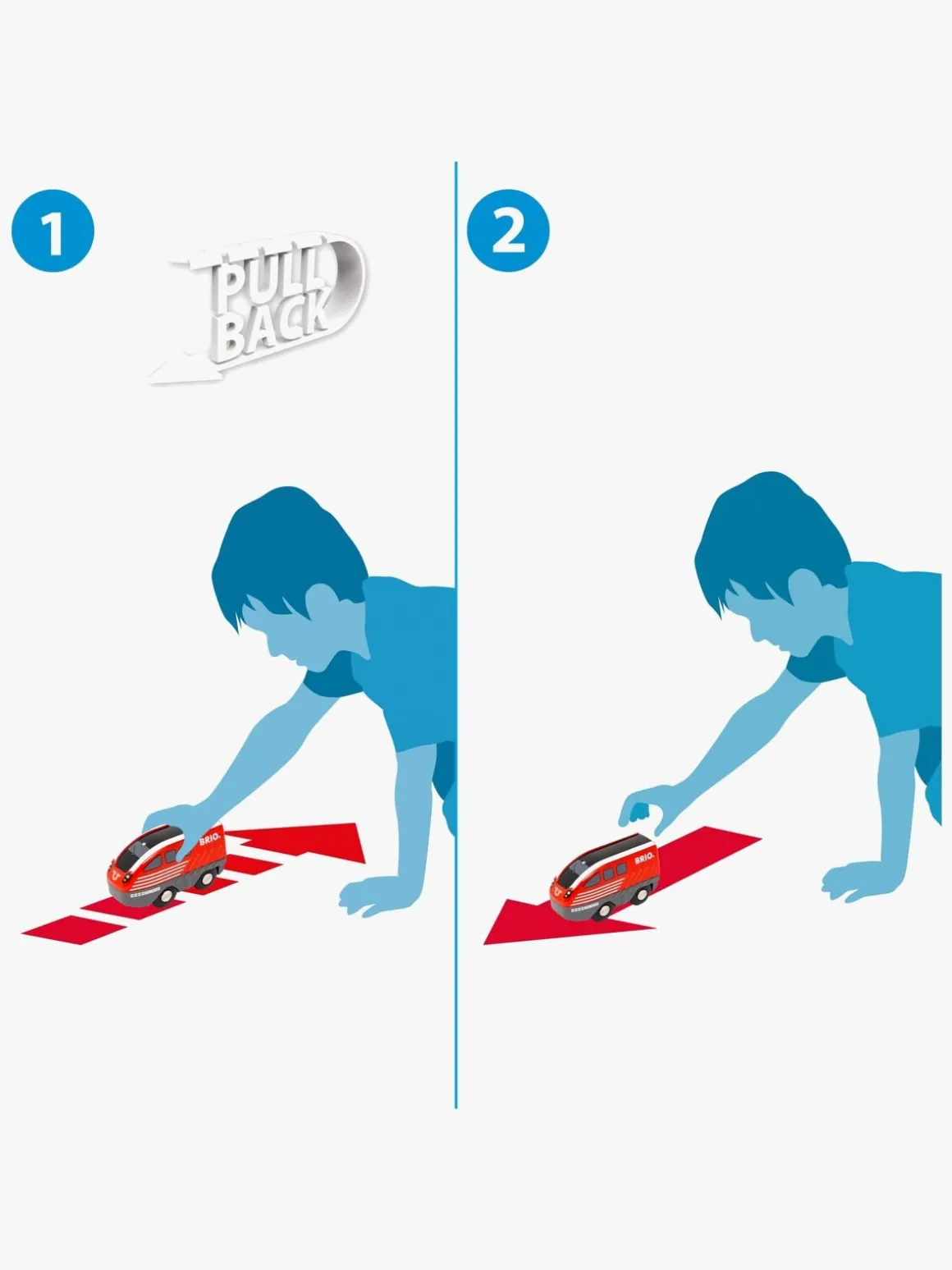 BRIO World 36102 Togbane Pull Back