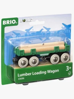 BRIO World 33696 Togvogn Med Tømmer