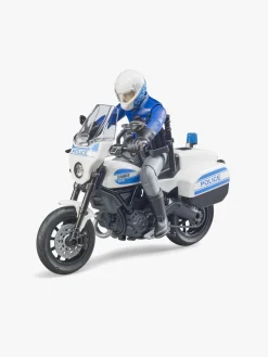 Bruder BWorld Scrambler Ducati Politimotorcykel med Chauffør