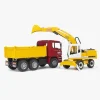 Bruder MAN TGA Construction Truck & Liebherr Gravemaskine