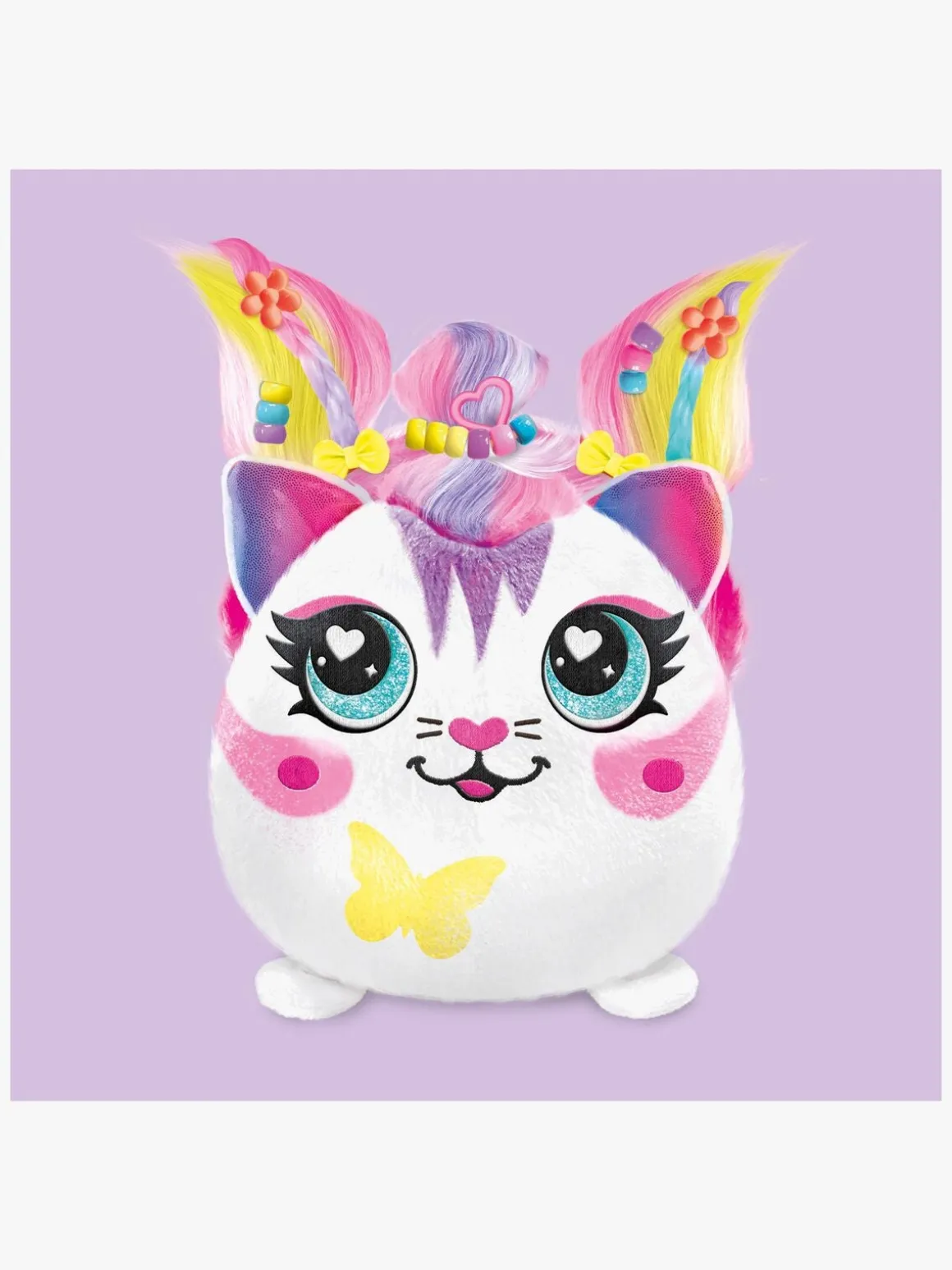 Canal Toys Airbrush Plush Hair'iffic Squishy Bamse Pal-Precious 17 cm