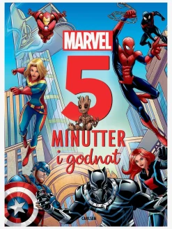 Carlsen Bog Fem minutter i godnat - Marvel