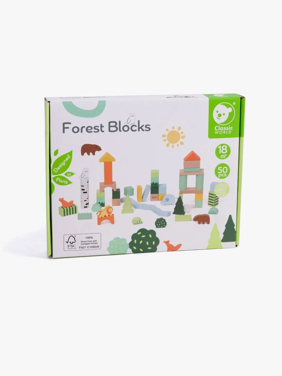 Classic World Forest Træklodser 50 Dele