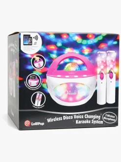 Cloudberry Castle Disko Karaokesæt med 2 Trådløse Mikrofoner