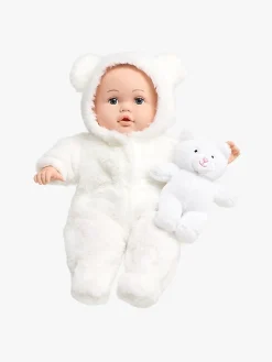 Cloudberry Castle Dukke med Dyredragt 40 cm, Hvid