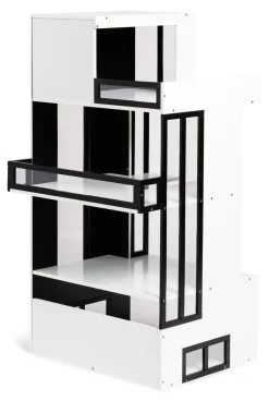 Cloudberry Castle Dukkehus, Sort/Hvid