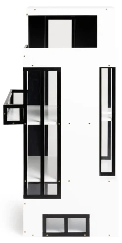 Cloudberry Castle Dukkehus, Sort/Hvid