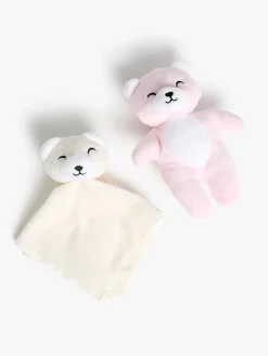 Cloudberry Castle Gavesæt Dukke Twins Deluxe 35 cm, Lyserød/Hvid