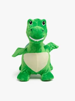 Cloudberry Castle Hoppedyr Dinosaur med Plysbetræk, Grøn